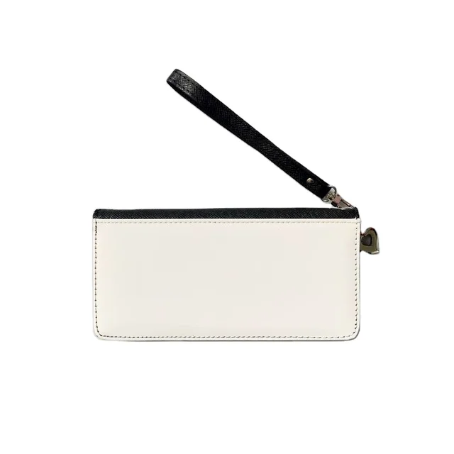 Sublimation PU Leather Womens Wallet With Removable Wristlet  Strap