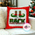 Sublimation Bleach Polyester Pillow Cover Red & Green