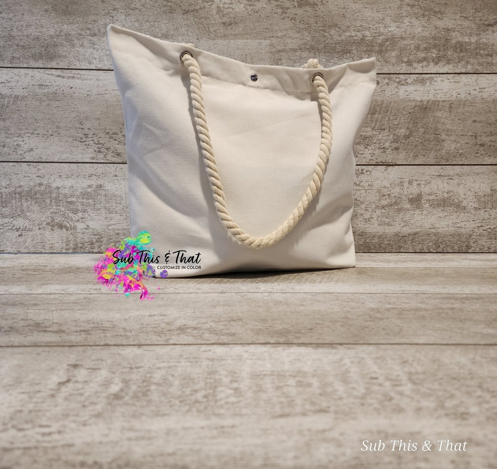 Sublimation Summer Rope Tote