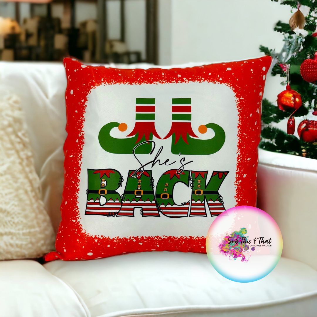Sublimation Satin Bleach Pillow Cover ONLY
