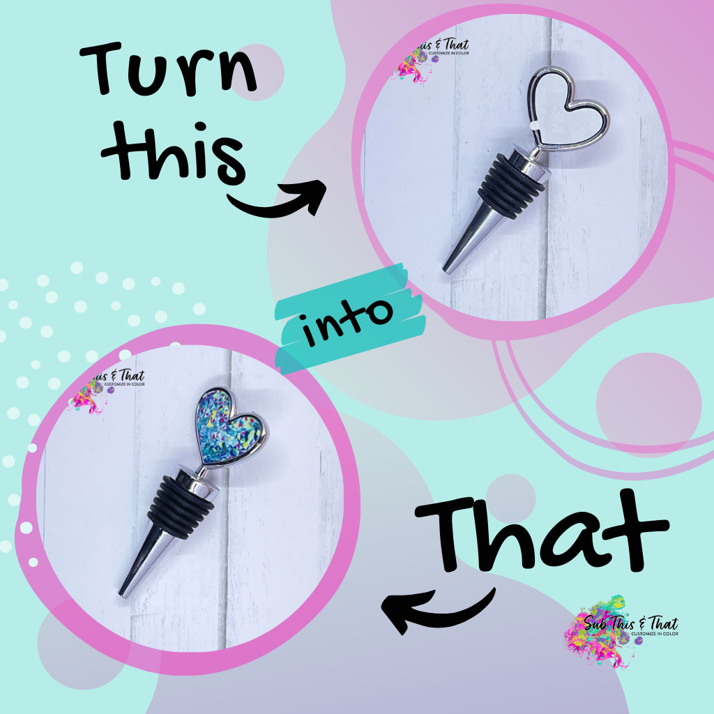 Sublimation Wine Stoppers 3- Shapes