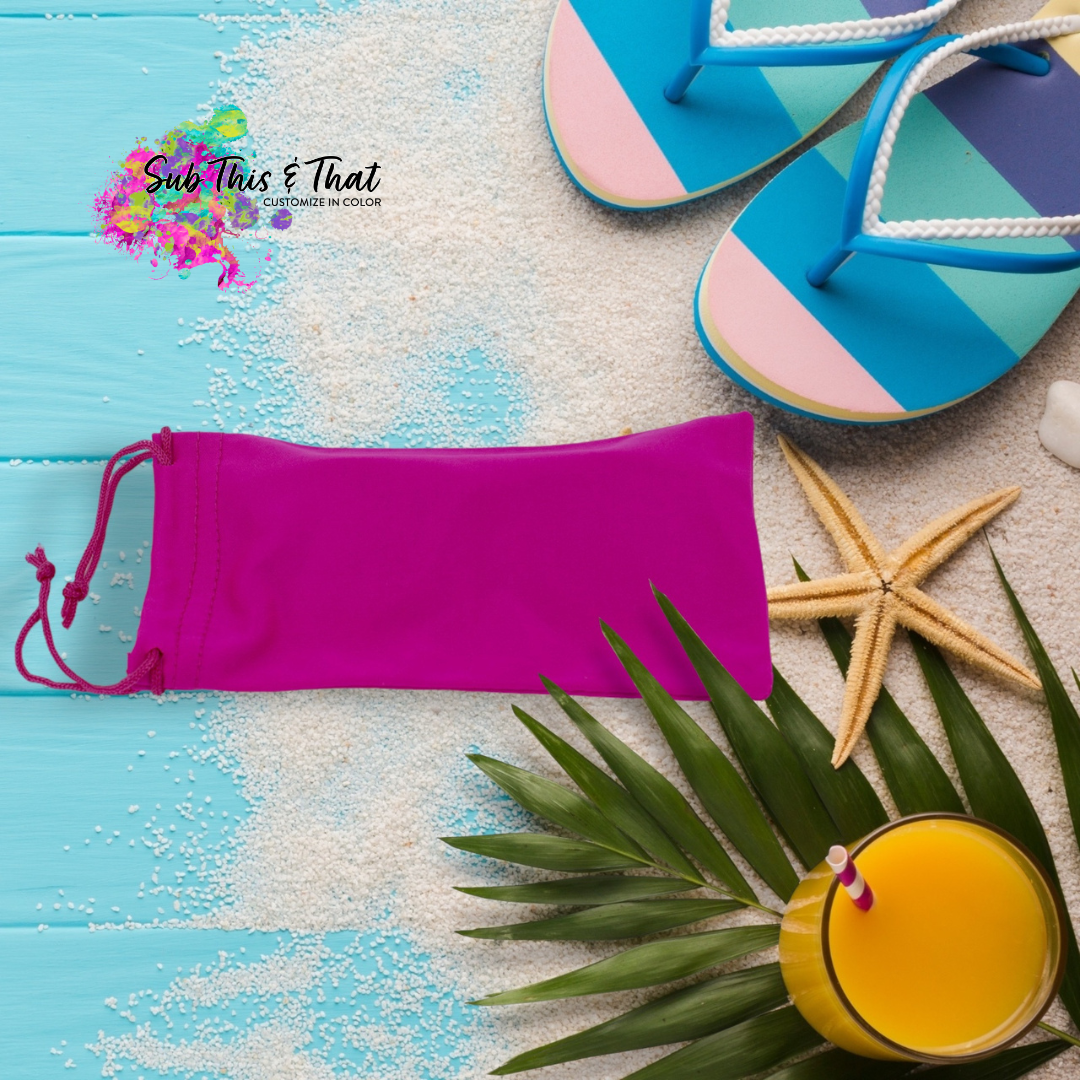 Sublimation Eyeglass/Sunglass pouch