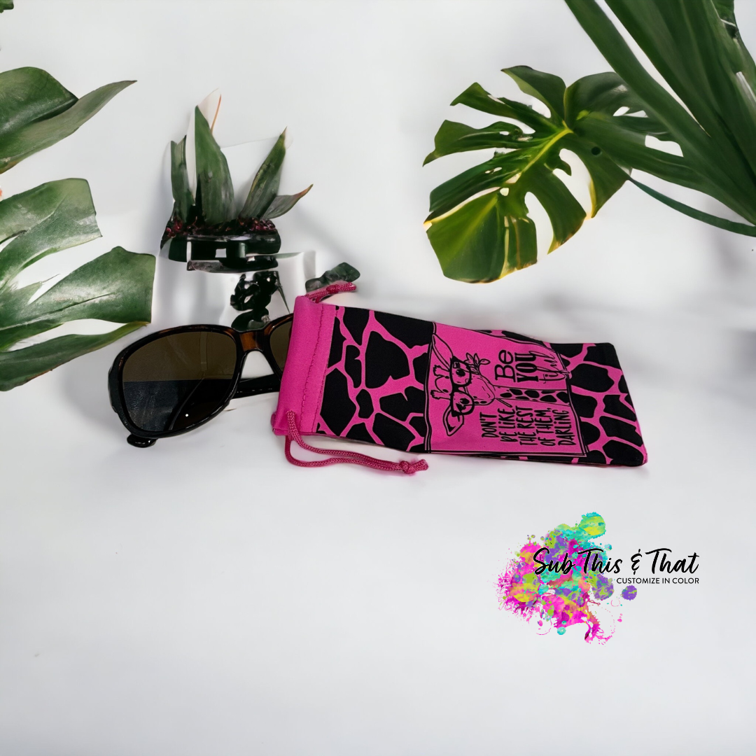 Sublimation Eyeglass/Sunglass pouch