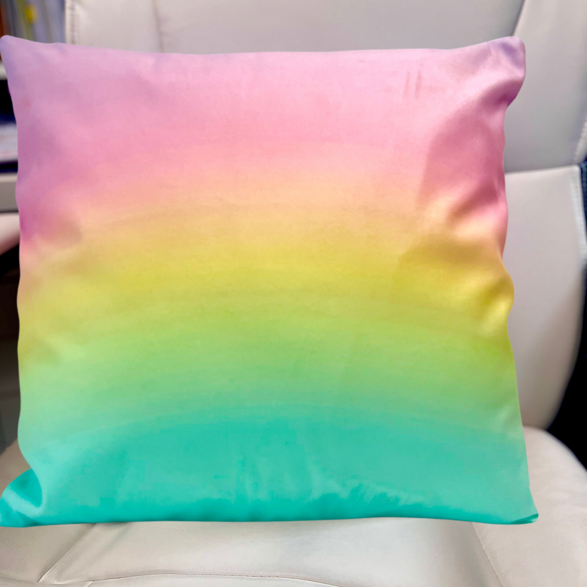 Sublimation Rainbow Pillow Cover ONLY 15.5 x 15.5 inches