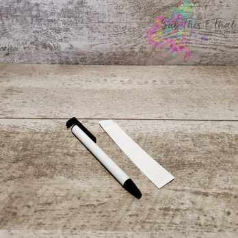 Sublimation Metal Pen /Pen Holder With Shrink Wrap