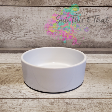 Plain white ceramic dog bowls 2025