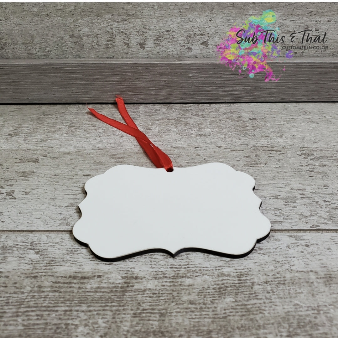 Sublimation MDF Christmas Benelux Ornament
