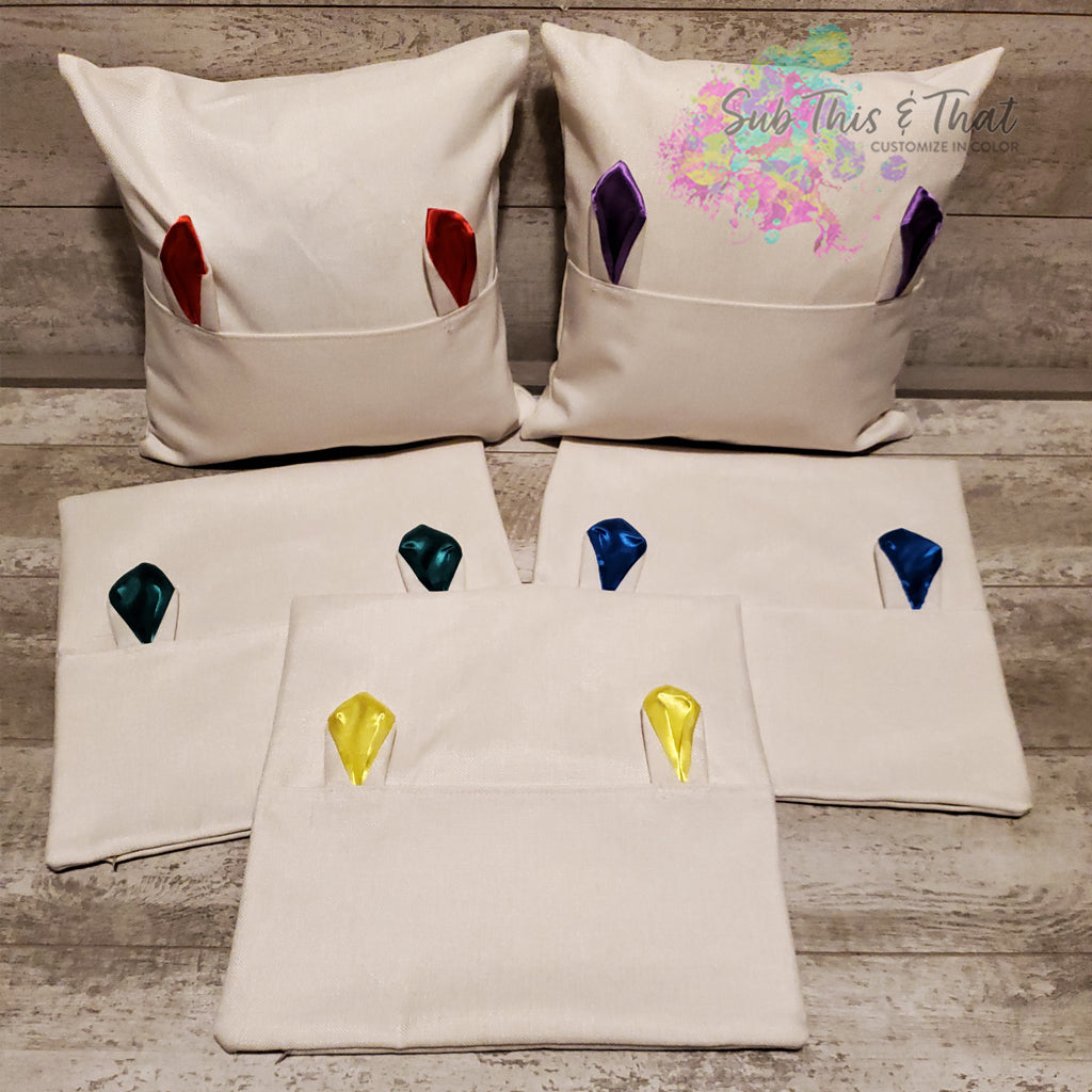 Sublimation Bunny Pocket Pillow