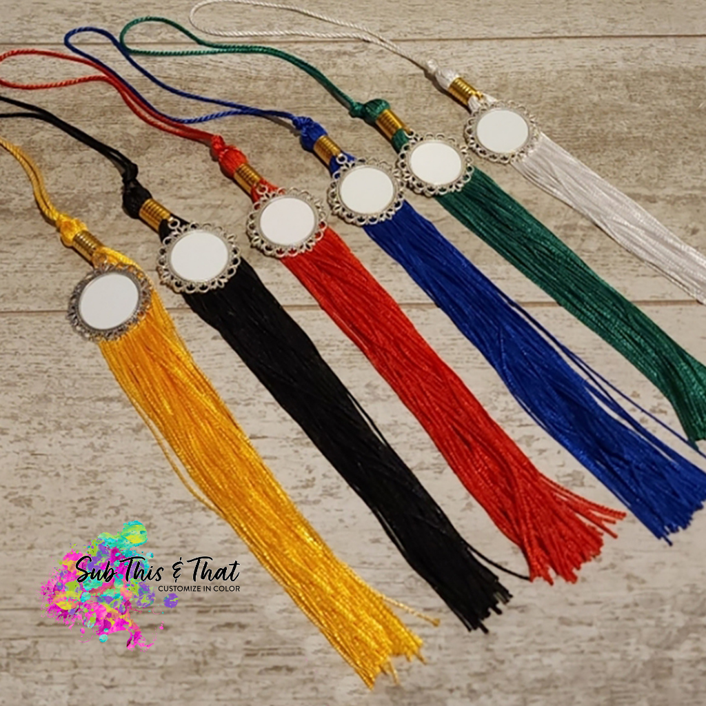 Sublimation Graduation Tassel with Charm