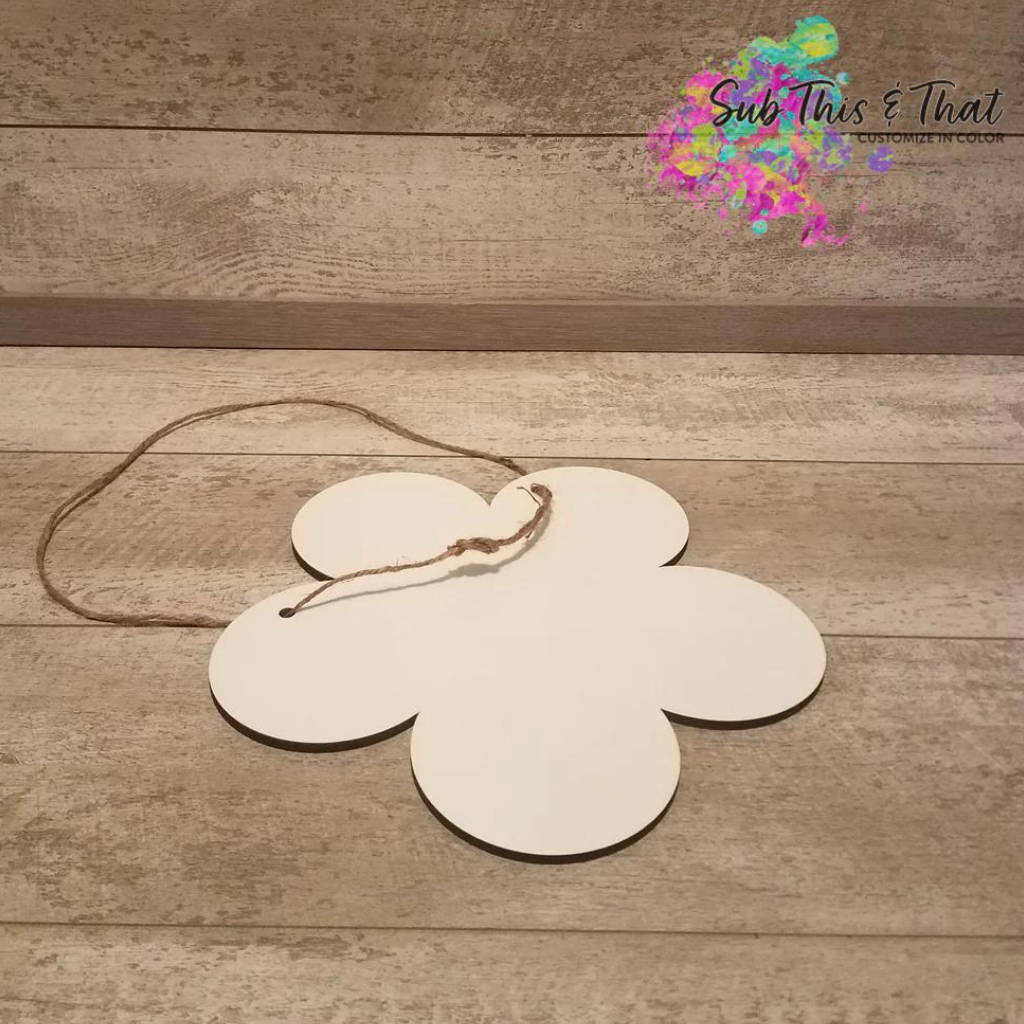 Sublimation MDF Flower Door-Wall Hanger