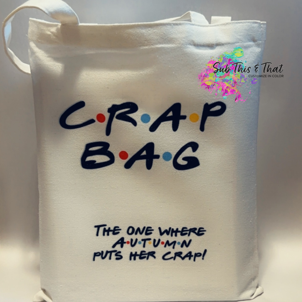 Sublimation Poly-Linen Tote with handles-12x14.5