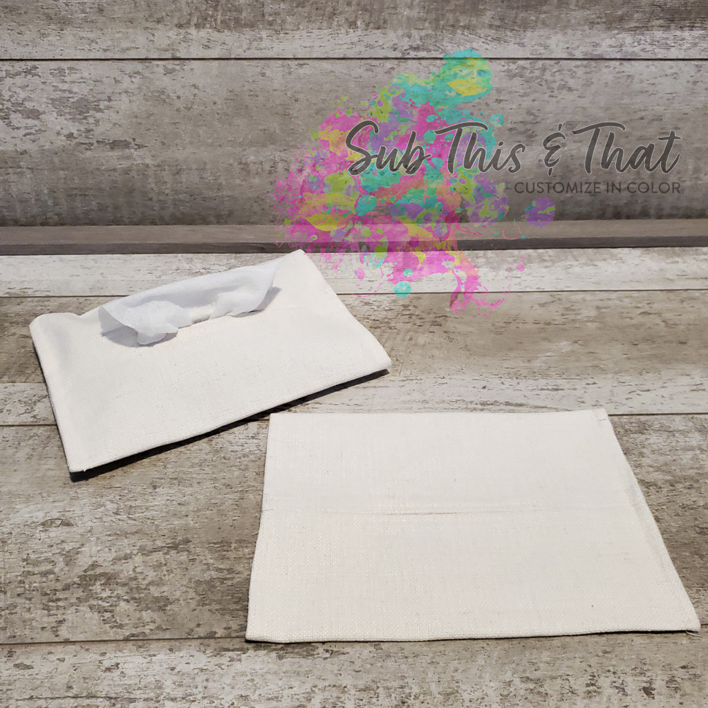 Sublimation linen tissue or wipes holder