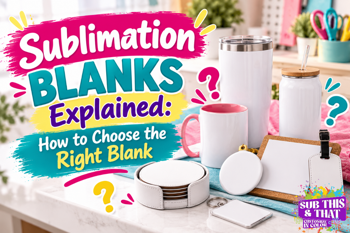 Sublimation Blanks Explained: How to Choose the Right Blank