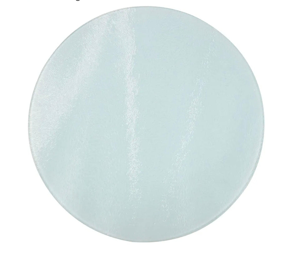 Sublimation Blank Tempered Round Glass Cutting Board / Trivet 11.8"