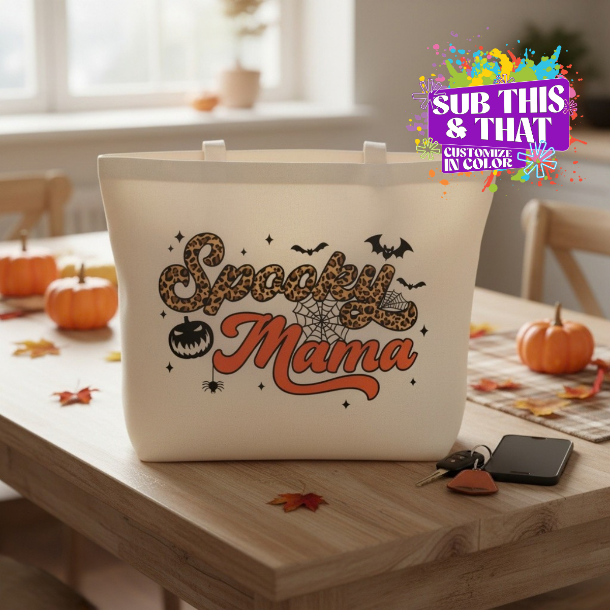 Sublimation Poly-Linen Large Shopping Catch All Bag