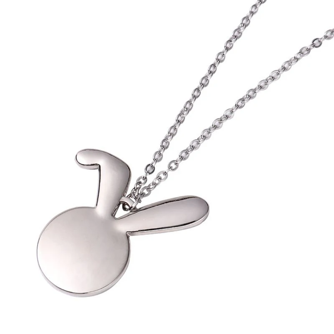Sublimation Bunny Necklace With Gift Bag