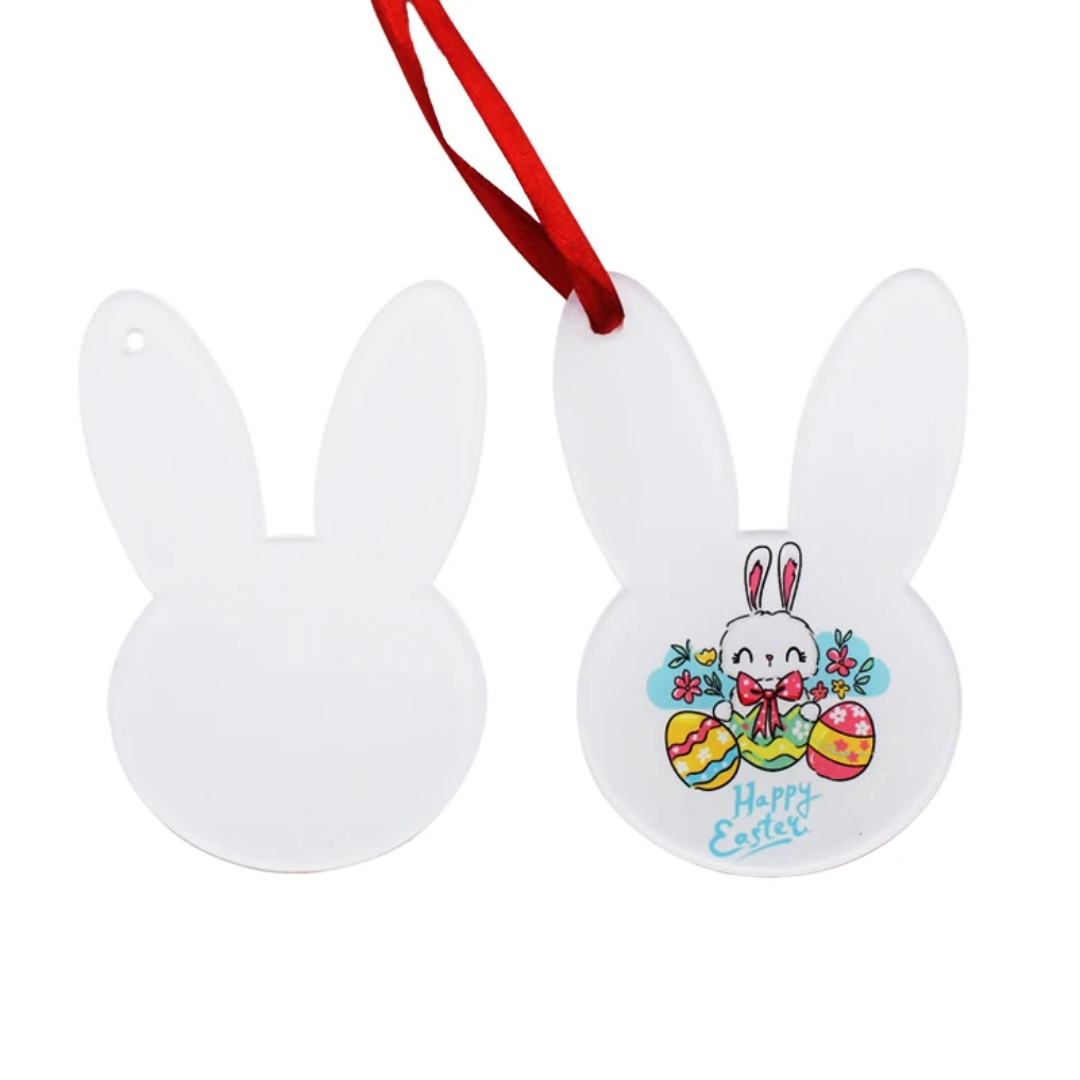 Acrylic Sublimation Easter Egg or Egg Basket Tag