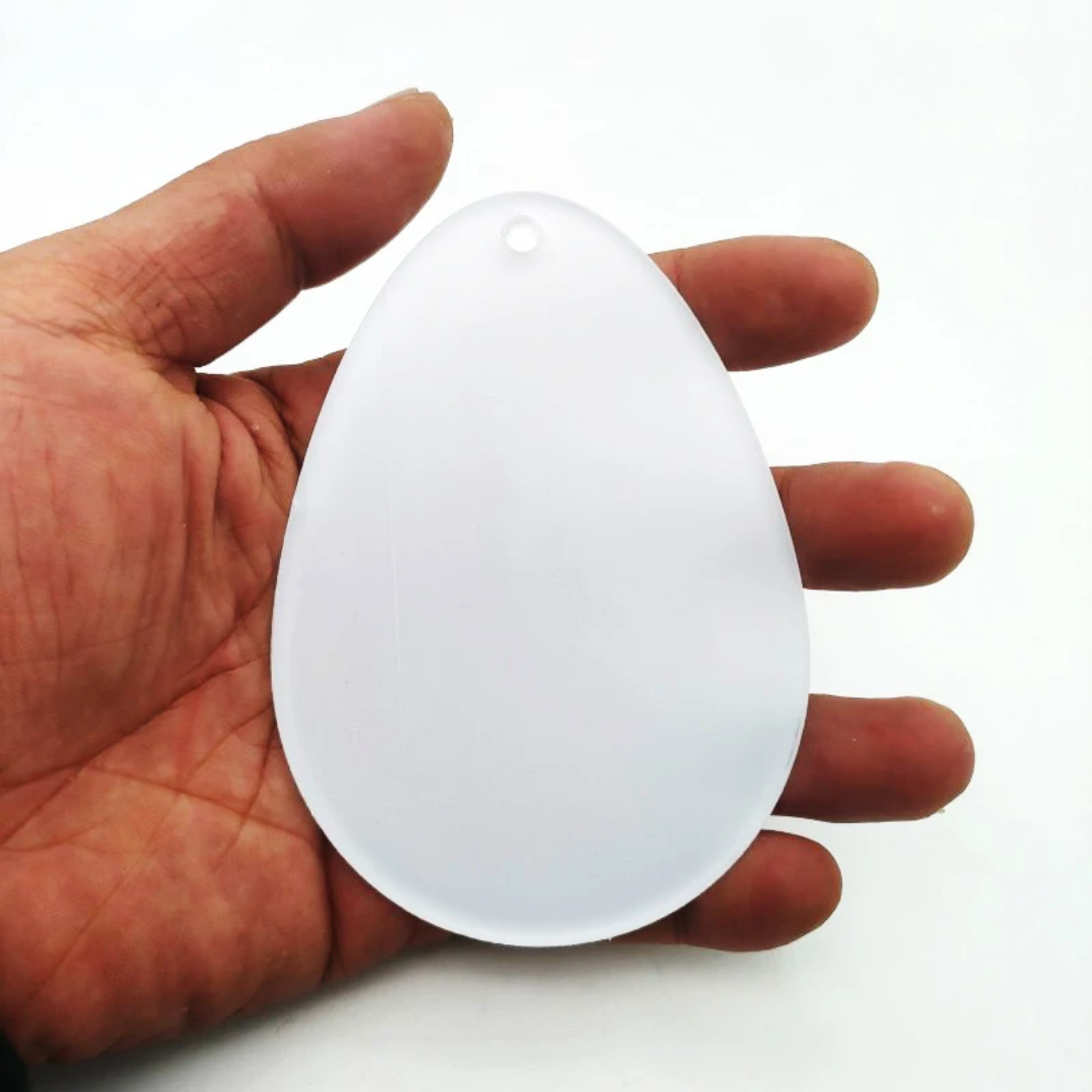 Acrylic Sublimation Easter Egg or Egg Basket Tag
