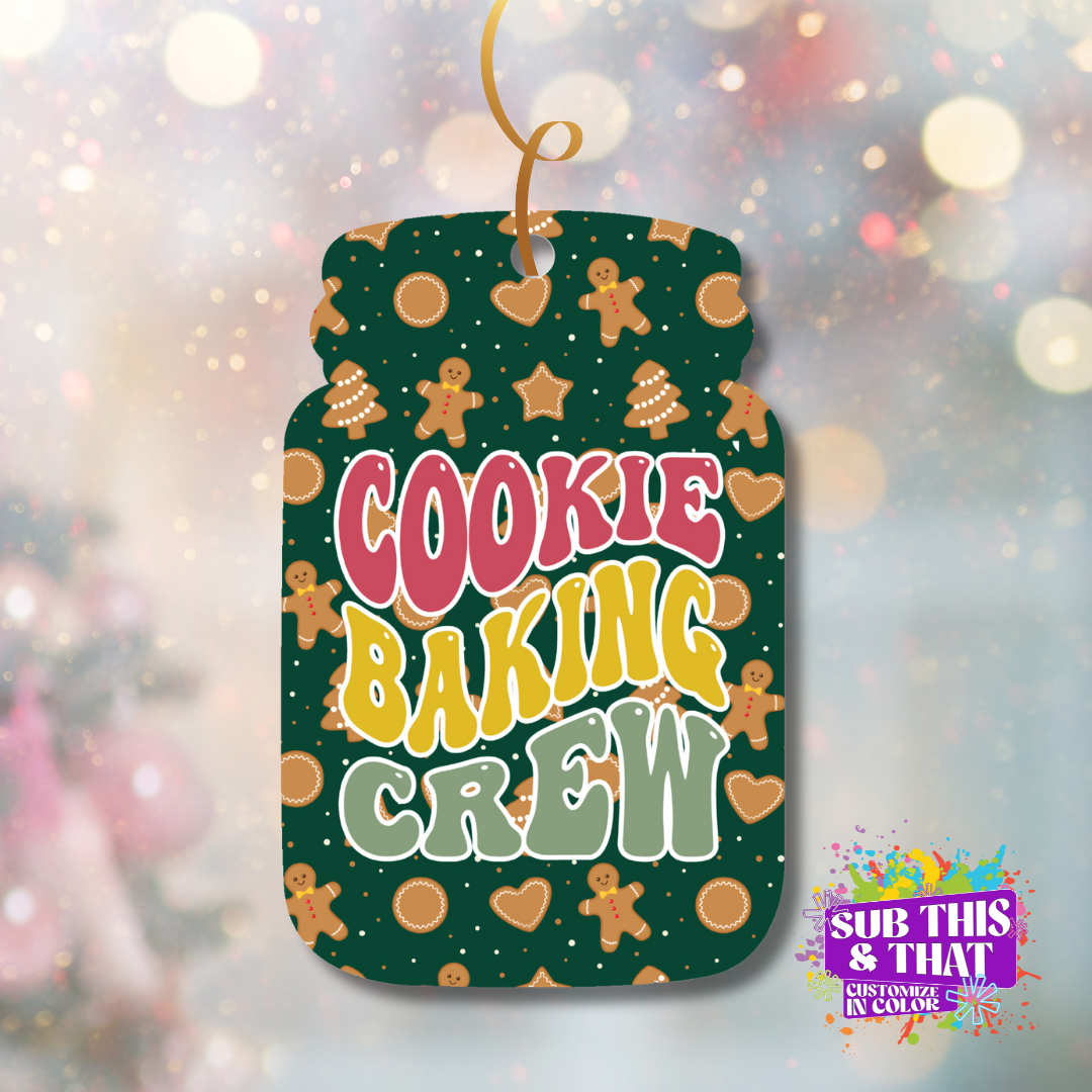 Sublimation MDF Christmas Mason Jar Ornament (Copy)