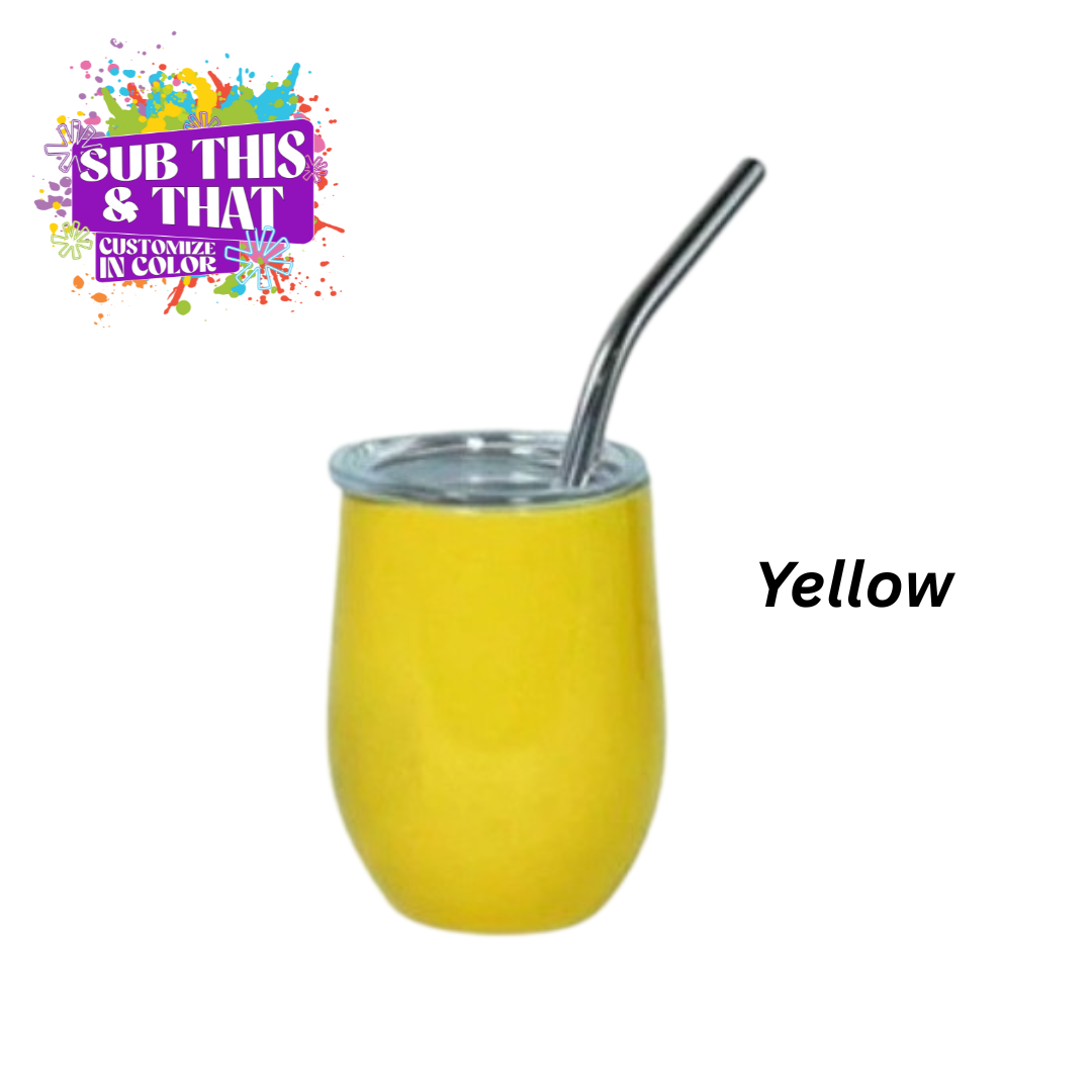 3oz Sublimation Mini Neon Tumbler Shot Glass