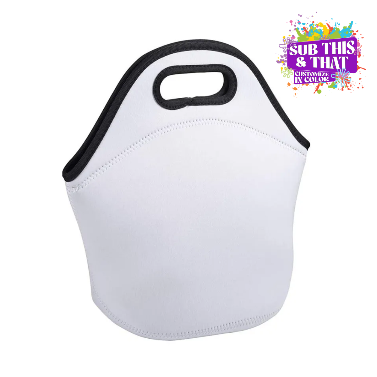 Neoprene Sublimation Lunch Tote