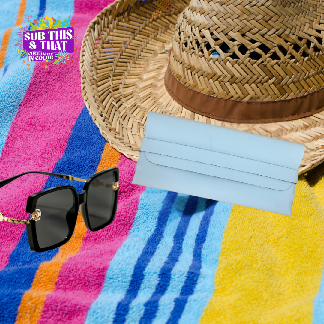 Sublimation Soft Leather Sunglasses/Eyeglasses Pouch