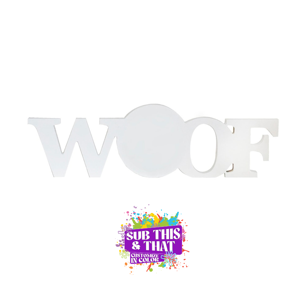 Sublimation Woof Wood Photo Panel Block with Metal Insert