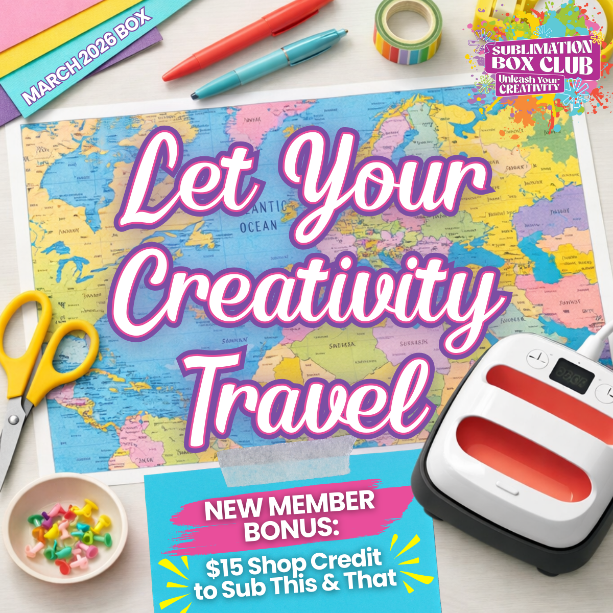 Sublimation Monthly Box Club