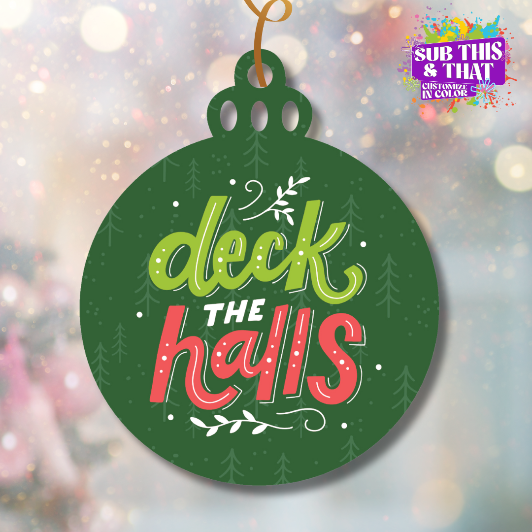 Sublimation MDF Christmas Ornament (Copy)