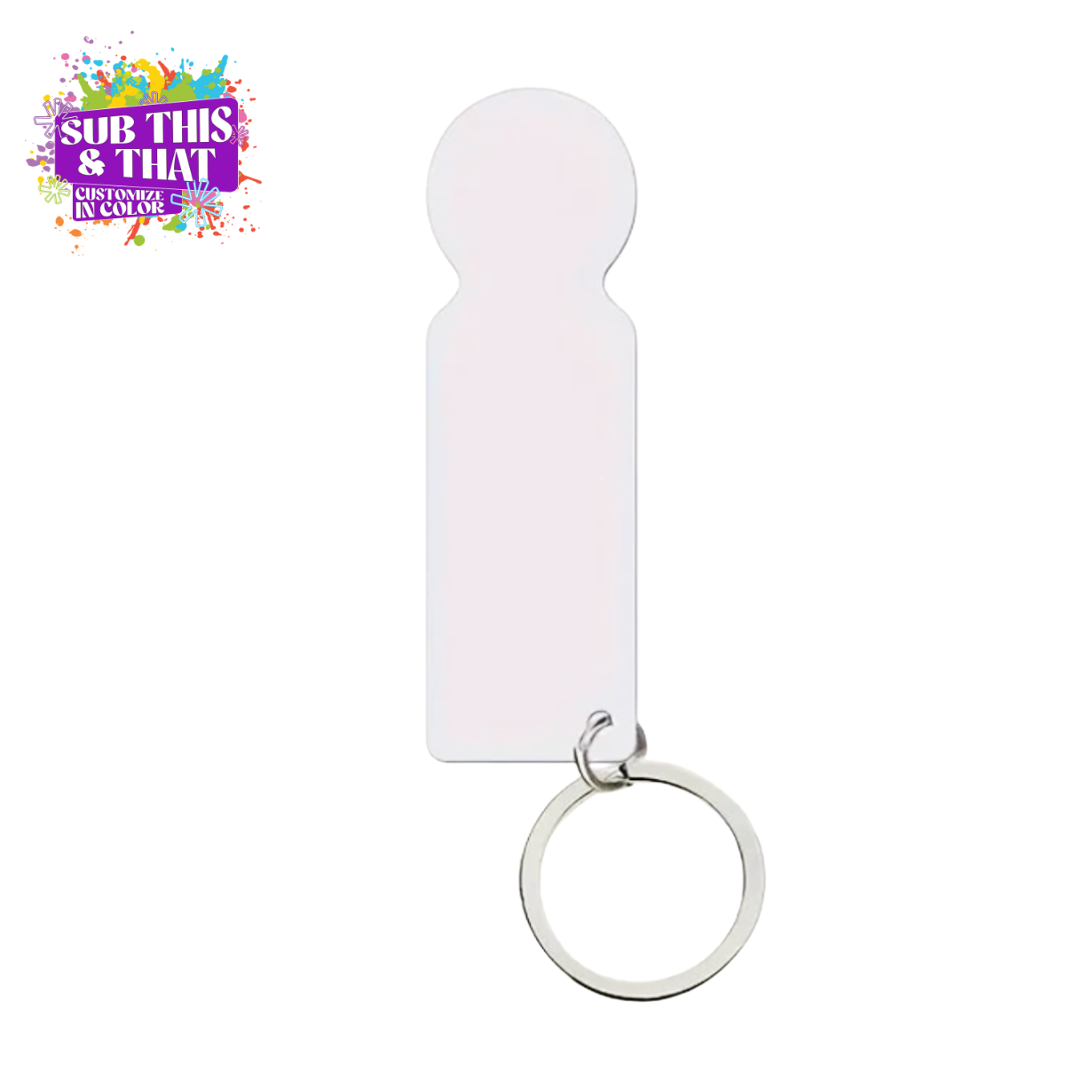 Sublimation Shopping Cart Quarter Keychain | Double-Sided Metal Quarter Holder Keychain Blank | Grocery Cart Coin Sublimation Blank
