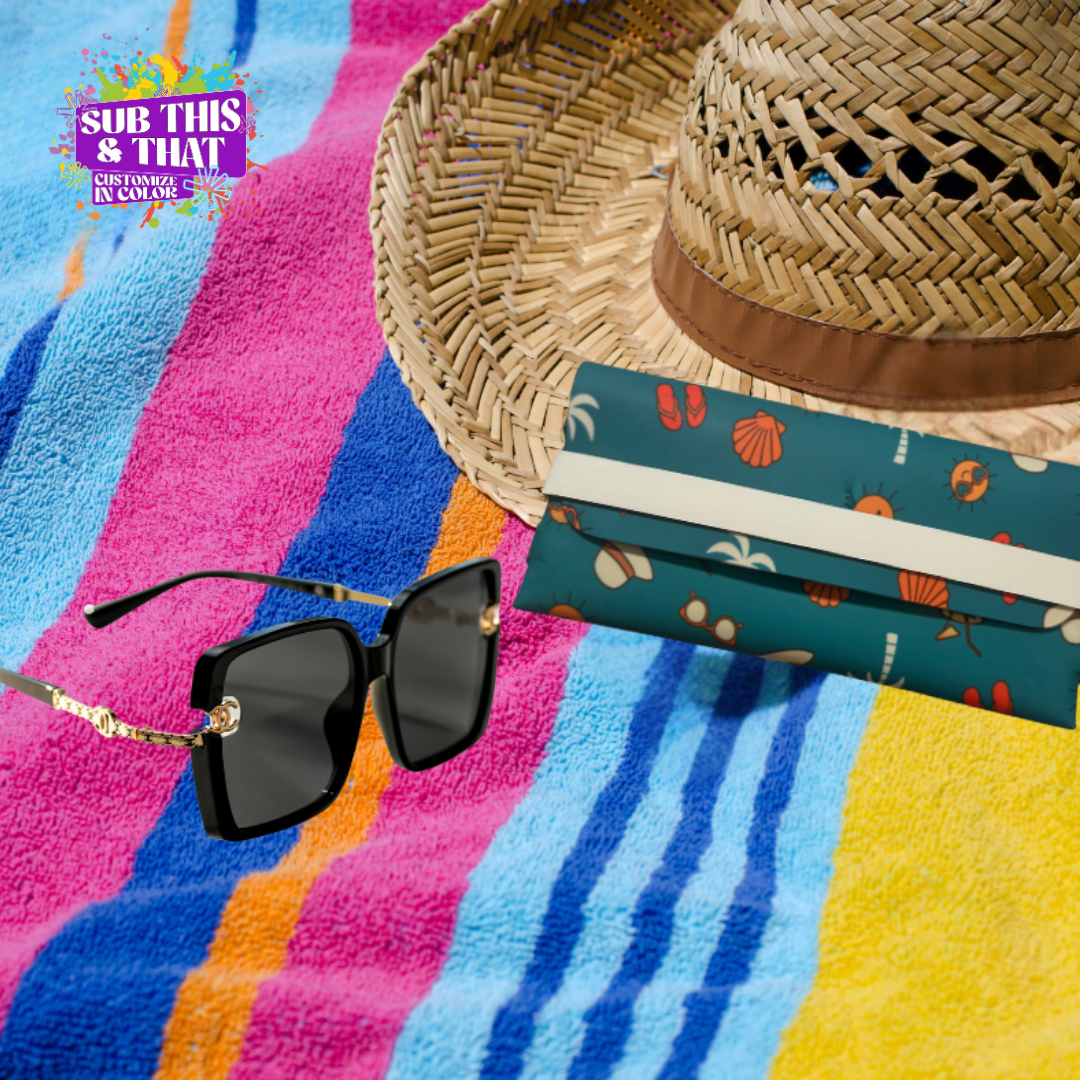 Sublimation Soft Leather Sunglasses/Eyeglasses Pouch