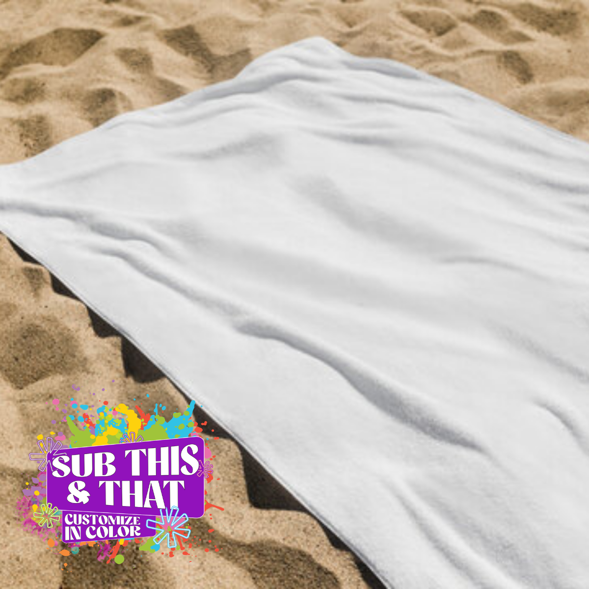 Sublimation Beach Towel – 54x27"