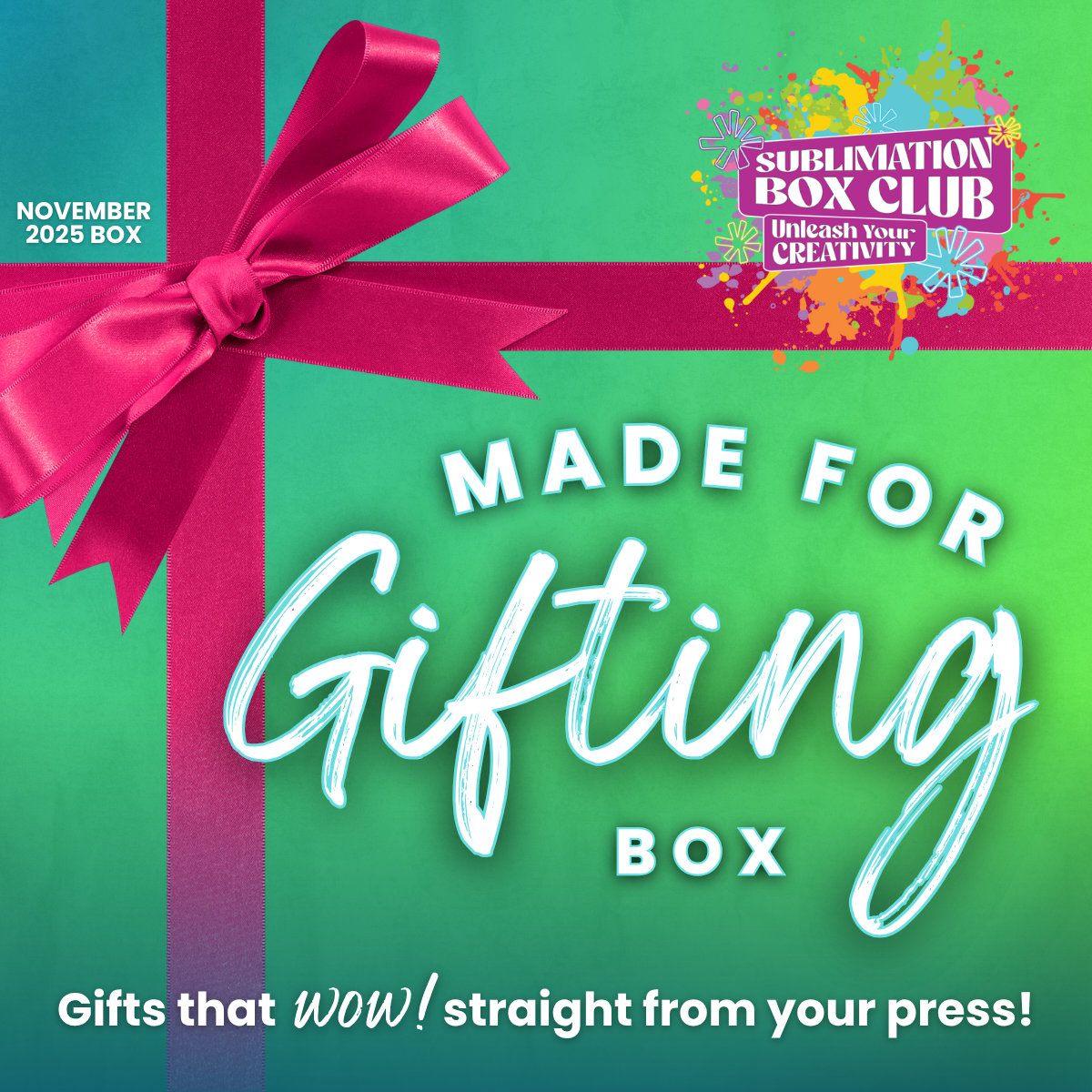Sublimation Monthly Box Club