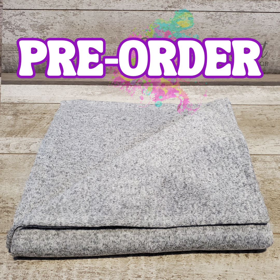 PRE-ORDER: Sublimation 50x60 in Sweater Fleece Blanket Available In 2 Colors