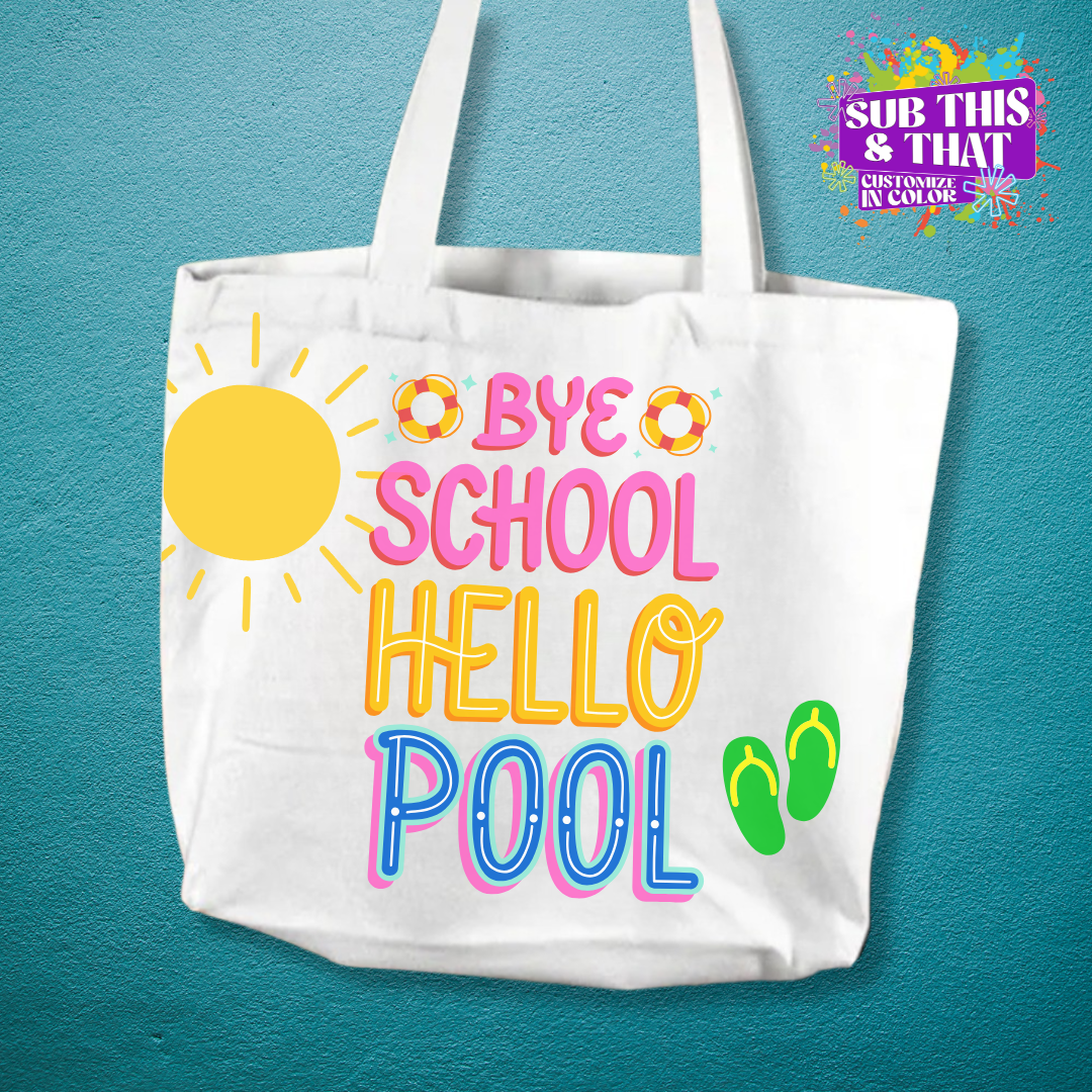 Sublimation Canvas Tote Bag