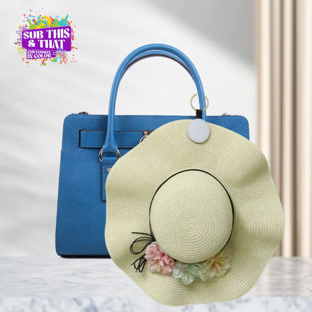 Sublimation Magnetic Colored PU Leather Hat Clip