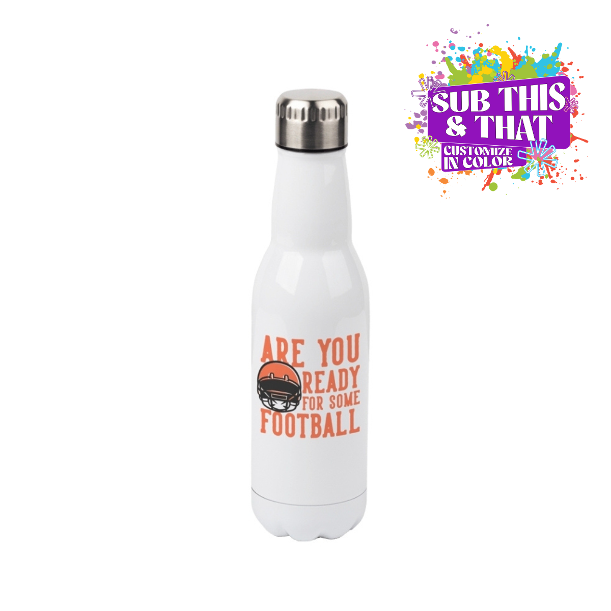 16oz Stainless Steel Sublimation Beer Bottle