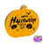Sublimation Pumpkin White Wood Decor Block