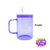 17oz Sublimation Colored Glass Mug with Handle