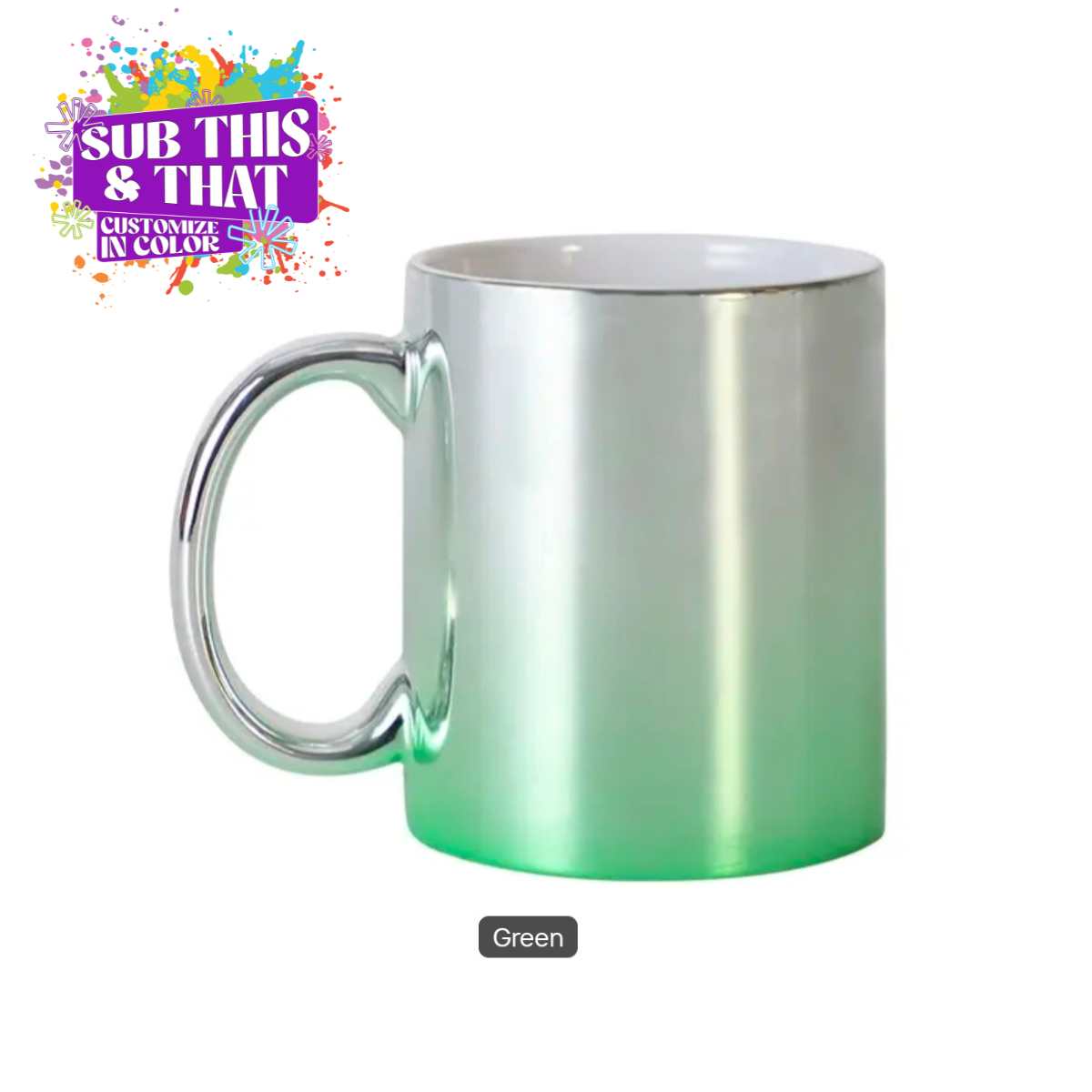 11oz Sublimation Ombre Coffee Mug