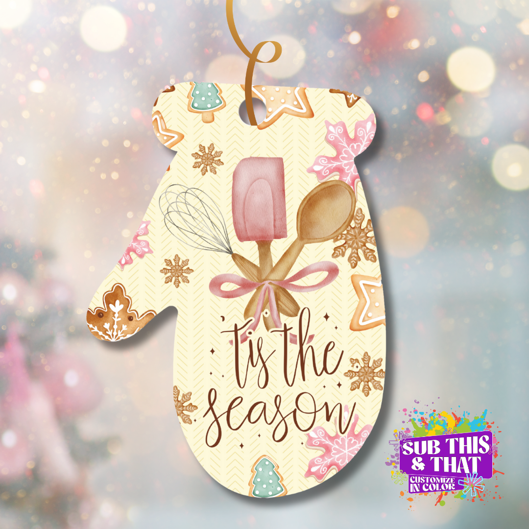 Sublimation MDF Christmas Mitten Ornament (Copy)