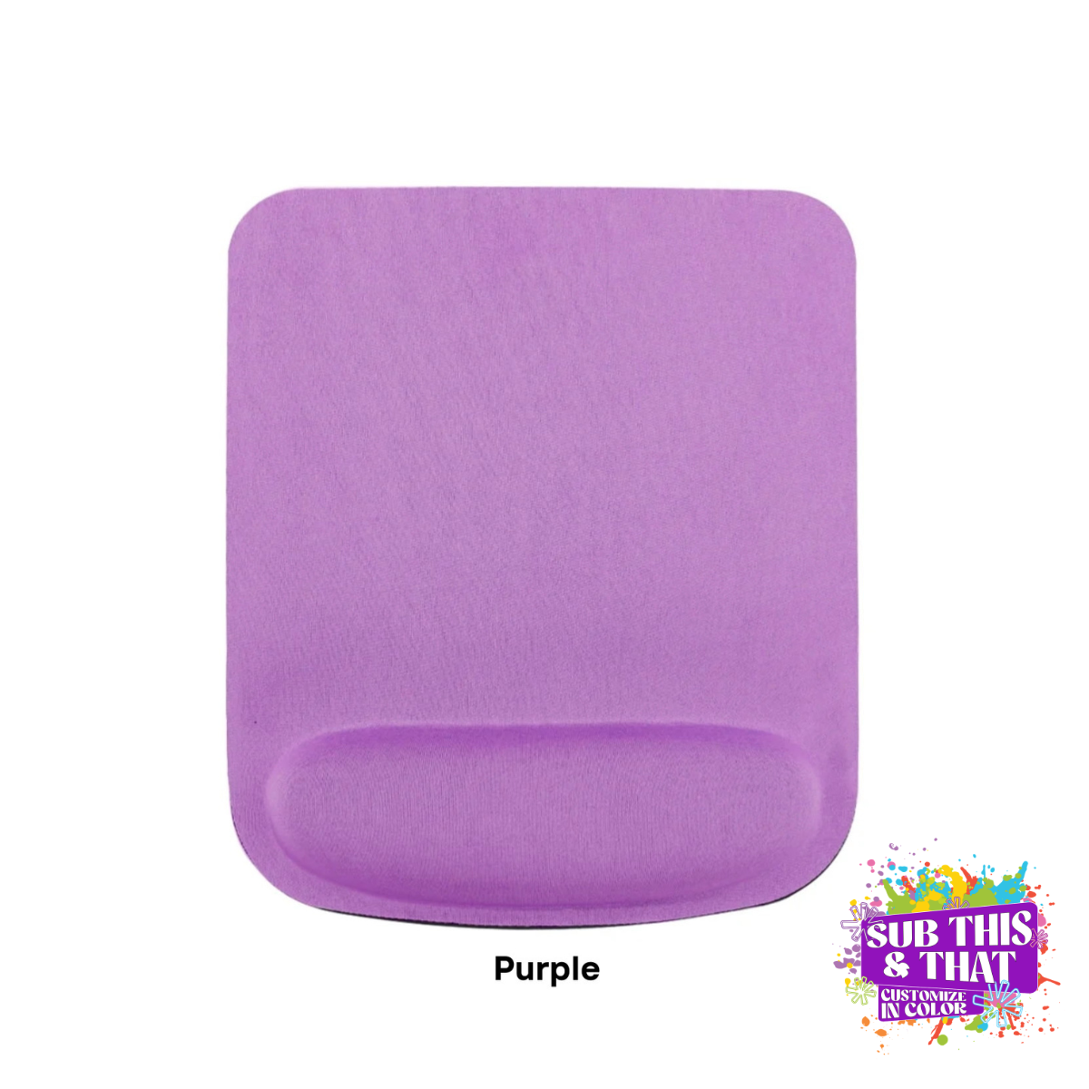 Neoprene Sublimation Wrist Rest & Mouse Pad