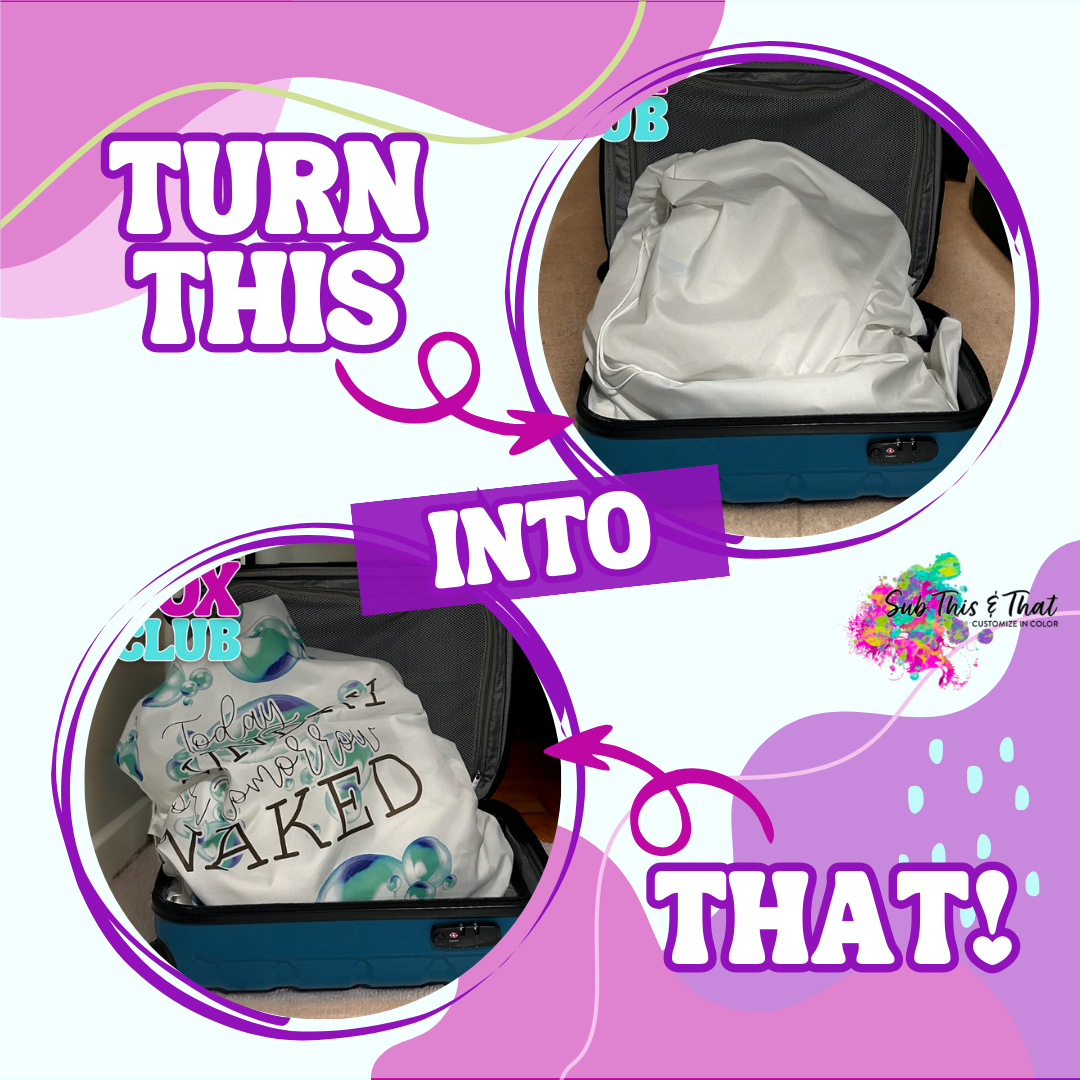 Sublimation Laundry / Travel Bag