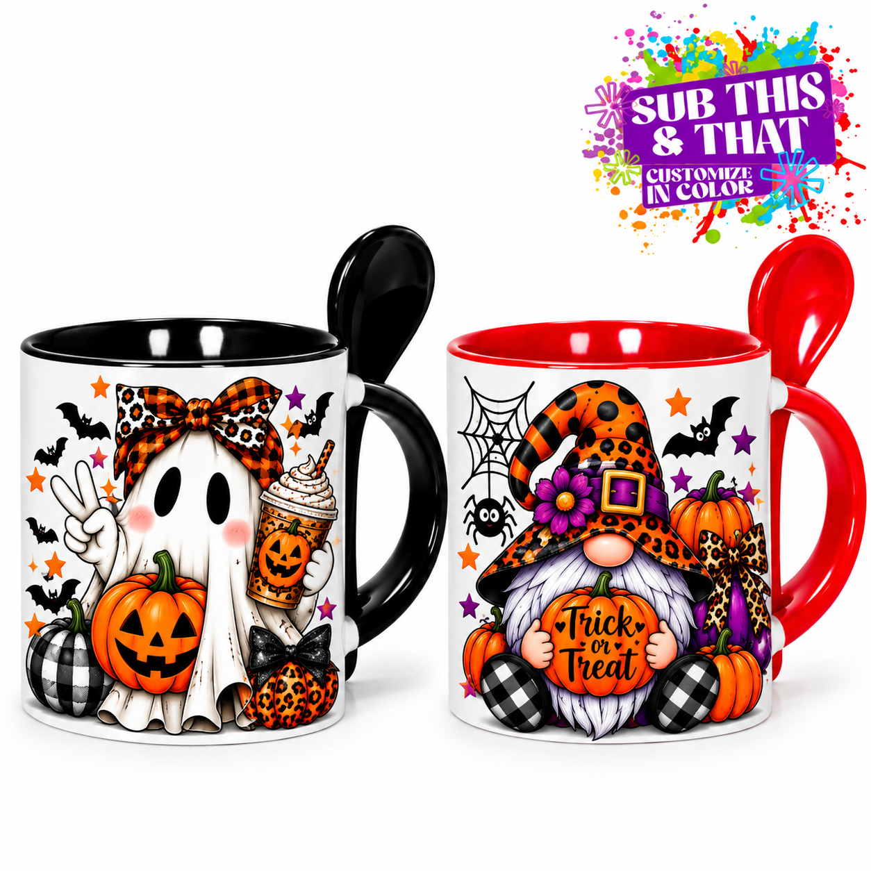 11oz Sublimation Coffee Mug with Spoon