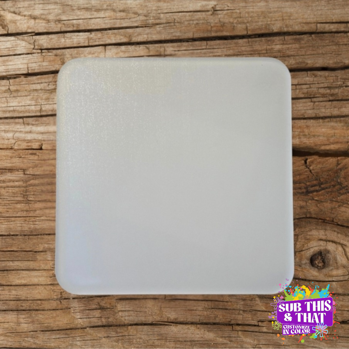 Sublimation Acrylic Coasters – 3.75&quot; Circle &amp; Square Blanks