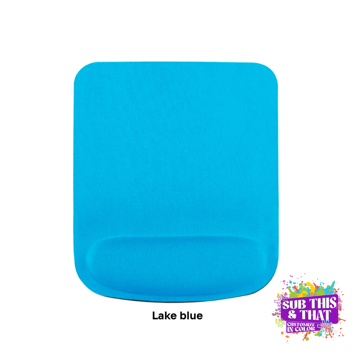 Neoprene Sublimation Wrist Rest & Mouse Pad
