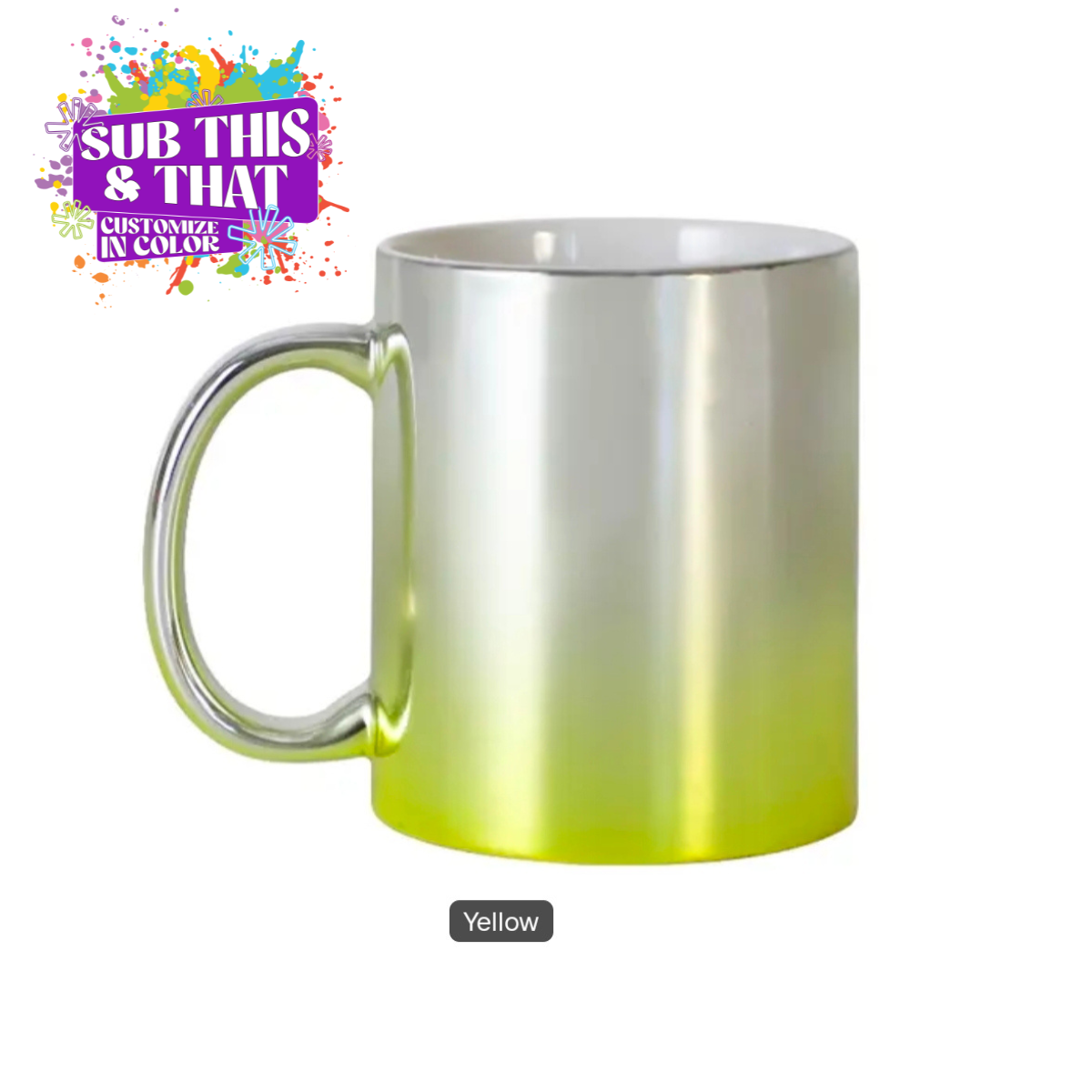 11oz Sublimation Ombre Coffee Mug