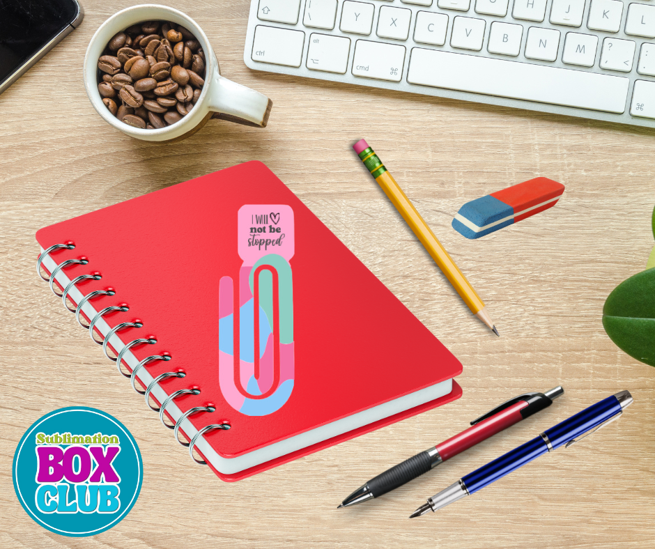 Sublimation White Acrylic Jumbo Paper Clip - 2 Styles