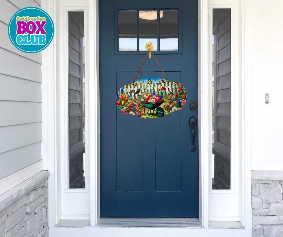 Aluminum Sublimation Double-Sided Craft Door Sign