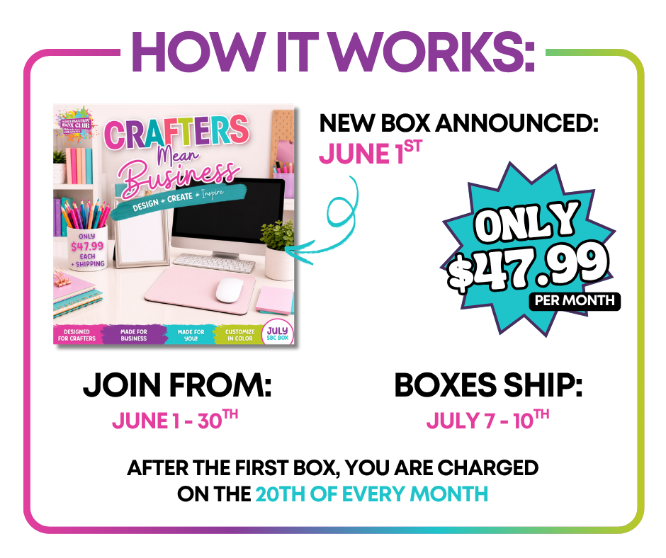 Sublimation Monthly Box Club
